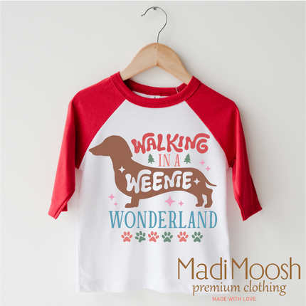 Walking Through A Weenie Wonderland Shirt - Dachshund Christmas Tee