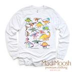 White Long Sleeve Tee / 2T Kids