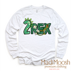 2T Kids / White Long Sleeve Tee