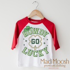 2T Kids / Red/White 3/4 Sleeve Tee