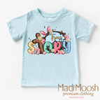 2T Kids / Ice Blue Short Sleeve Tee