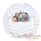 2T Kids / White Long Sleeve Tee