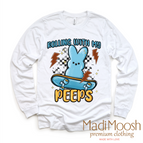 2T Kids / White Long Sleeve Tee