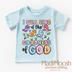 2T Kids / Ice Blue Short Sleeve Tee