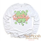 2T Kids / White Long Sleeve Tee