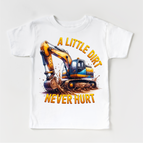 12 Month / White Short Sleeve Tee