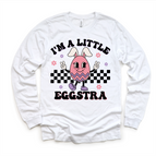 2T Kids / White Long Sleeve Tee