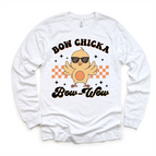 2T Kids / White Long Sleeve Tee