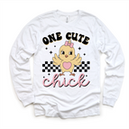 2T Kids / White Long Sleeve Tee