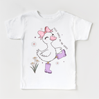 12 Month / White Short Sleeve Tee