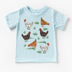 Ice Blue Short Sleeve Tee / 2T Kids