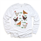 White Long Sleeve Tee / 2T Kids