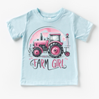 Ice Blue Short Sleeve Tee / 2T Kids