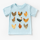 Ice Blue Short Sleeve Tee / 2T Kids