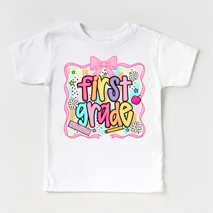 Girls 1st Grade School Shirt - Back To School Tee