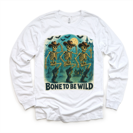 Bone To Be Wild Shirt - Halloween Tee MZ29