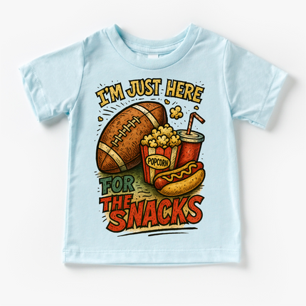 I'm Just Here For The Snacks Football Shirt - Football Tee - MZ48