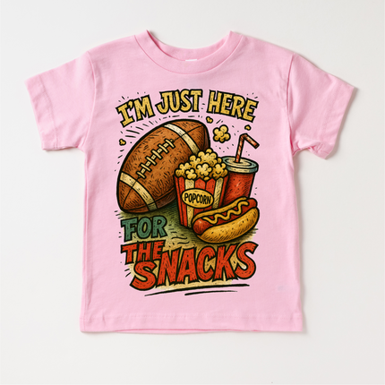 I'm Just Here For The Snacks Football Shirt - Football Tee - MZ48