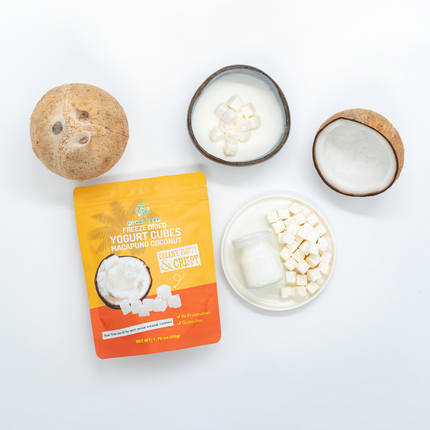 Freeze-Dried Yogurt Cubes - Macapuno Coconut