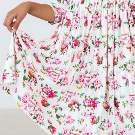 Macarons & Tea Ruffle Twirl Dress