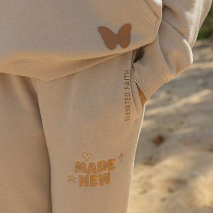 Made New Cream Unisex Sweatpant