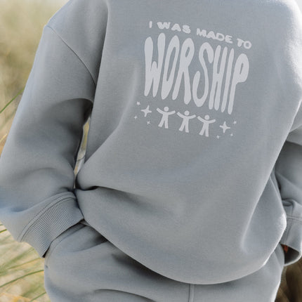 Made To Worship Kids Crewneck