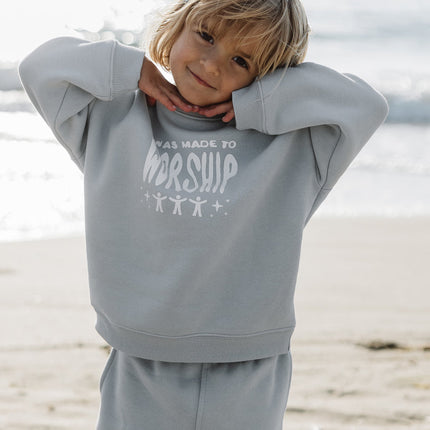 Made To Worship Kids Crewneck