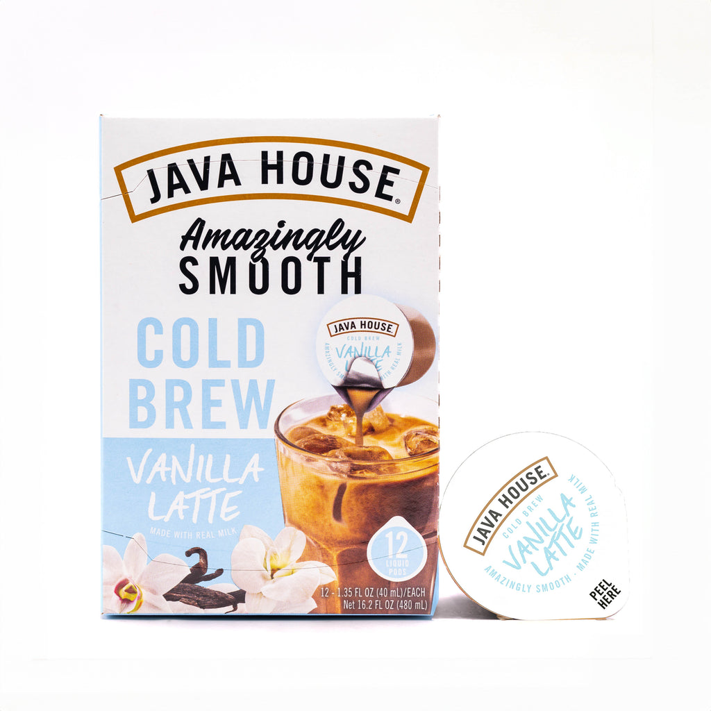 Java House Latte Cold Brew Coffee Pods - French Vanilla