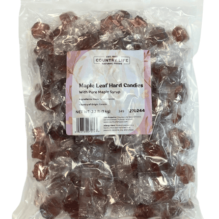 Maple Leaf Hard Candies, Individually Wrapped