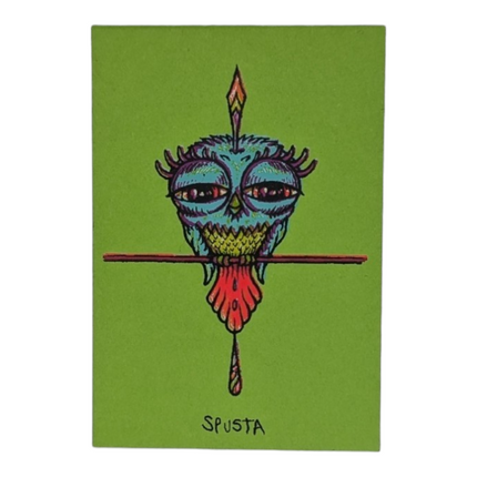 Marq Spusta Tweet (Lime Green) Micro Print