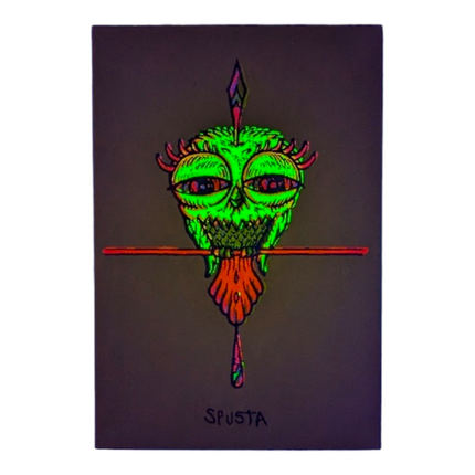 Marq Spusta Tweet (Chartreuse) Micro Print