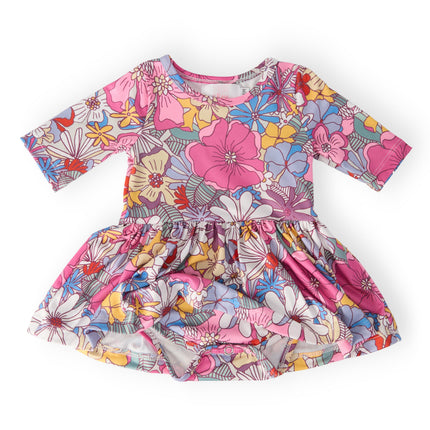 Mauve What's Up Buttercup Twirl Bodysuit