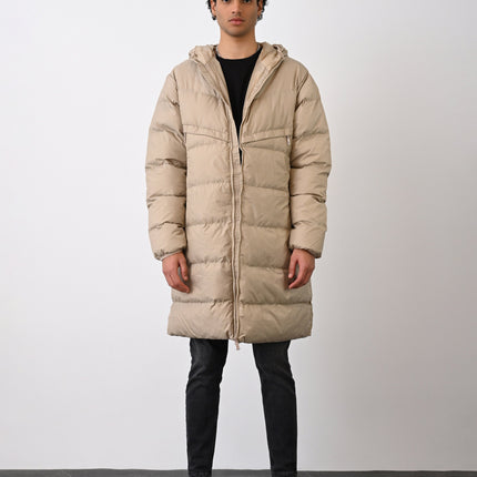 Men's Long Winter Coat – Fleece Lined