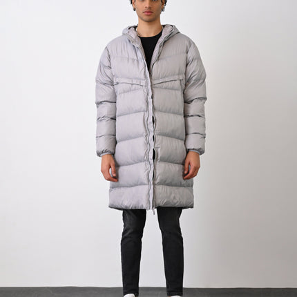 Men's Long Winter Coat – Fleece Lined
