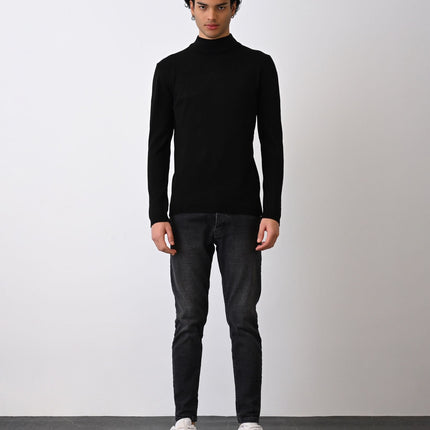 Turtleneck Knit Sweater