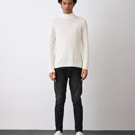 Turtleneck Knit Sweater