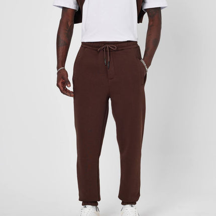 Men's Oversized Fleece-Lined Jogger Sweatpants