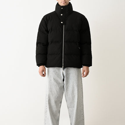 Black Quilted Winter Coat