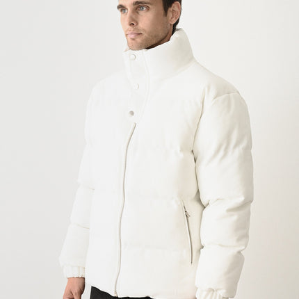 Black Quilted Winter Coat