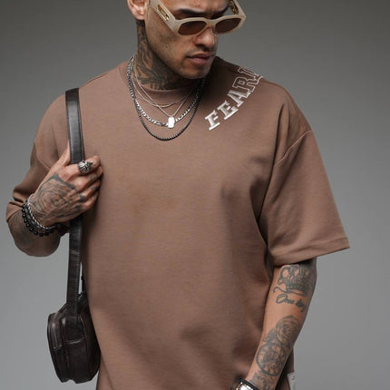 Men's Round Neck Tee - Classic Cotton T-Shirt - Everyday Casual Top