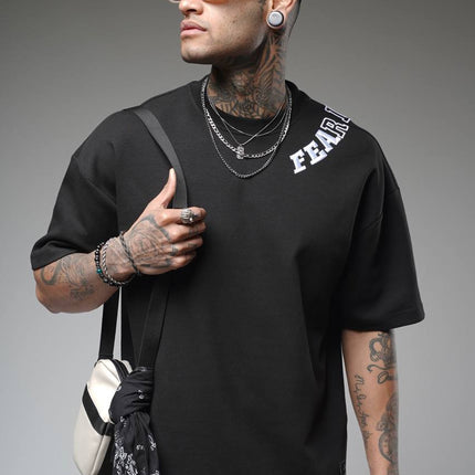 Men's Round Neck Tee - Classic Cotton T-Shirt - Everyday Casual Top
