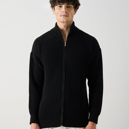 Men's Zippered Thessaloniki Knit Cardigan