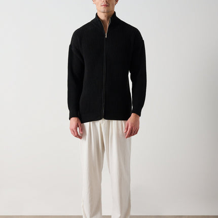 Men's Zippered Thessaloniki Knit Cardigan