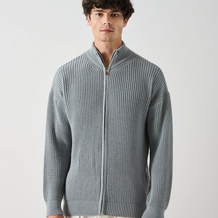 Men's Zippered Thessaloniki Knit Cardigan