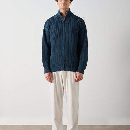 Men's Zippered Thessaloniki Knit Cardigan