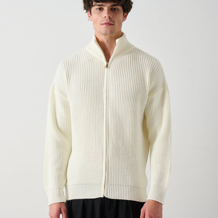 Men's Zippered Thessaloniki Knit Cardigan