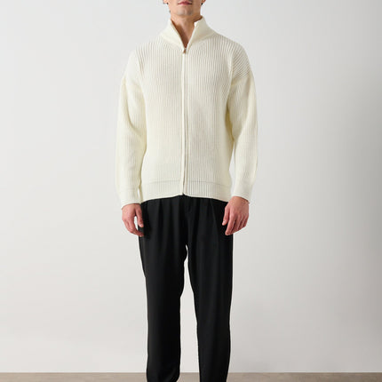 Men's Zippered Thessaloniki Knit Cardigan
