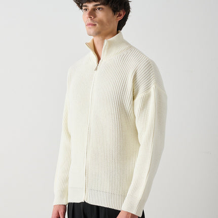Men's Zippered Thessaloniki Knit Cardigan