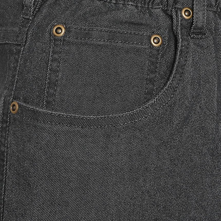 Men's Stretch Waist Pull On Shorts  in Denim and Twill - Free of Buttons & Snaps