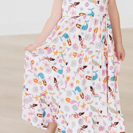 Mermaid Magic Ruffle Maxi Dress